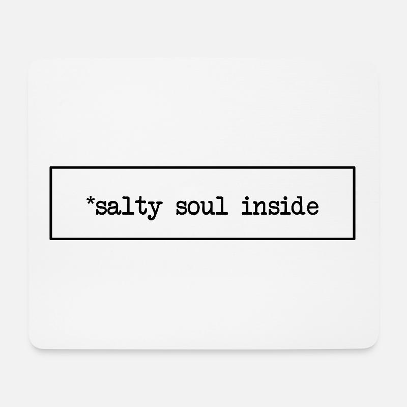 salty soul inside - Mousepad (Querformat) - Weiß