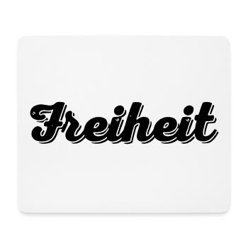 Freiheit - Mousepad (Querformat) - Weiß - Vorne