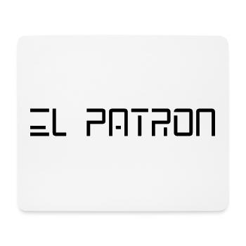 El Patron – Der Chef Look - Mousepad (Querformat) - Weiß - Vorne
