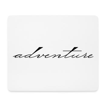 adventure - Mousepad (Querformat) - Weiß - Vorne
