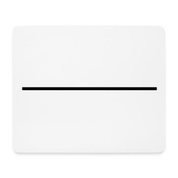 strich_f1 - Mouse Pad (horizontal) - white - Front