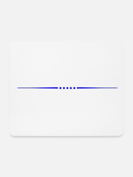 stern linie - Mousepad (Querformat) - Weiß