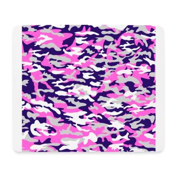 PINKY CAMOUFLAGE - Mouse Pad (horizontal) - white - Front