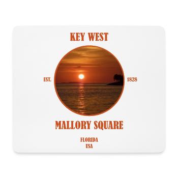 Key West Florida Keys Miami Sunset USA - Mouse Pad (horizontal) - white - Front