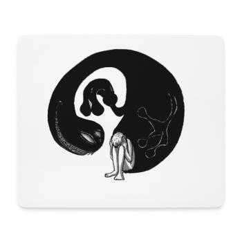 Depression - Mouse Pad (horizontal) - white - Front