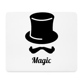 magic magie magier zauber zauberer zauberei - Mousepad (Querformat) - Weiß - Vorne