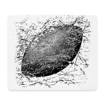 football - Tapis de souris (format paysage) - blanc - Devant