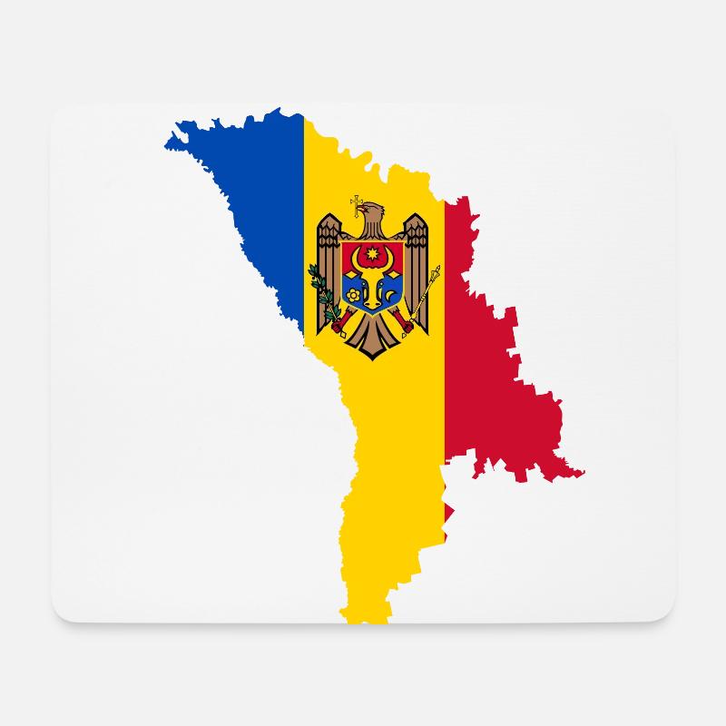 moldova - Mousepad (Querformat) - Weiß