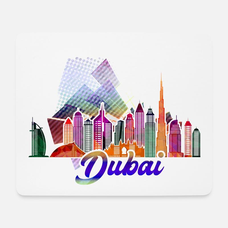 dubai 4 j - Mousepad (Querformat) - Weiß