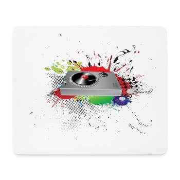 tourner la table groupe de musique 5 F - Tapis de souris (format paysage) - blanc - Devant