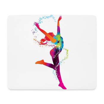 sports ballet 32 F - Mousepad (Querformat) - Weiß - Vorne