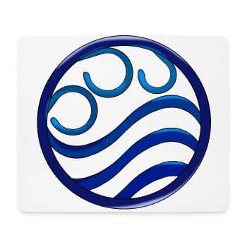 water - Mouse Pad (horizontal) - white - Front