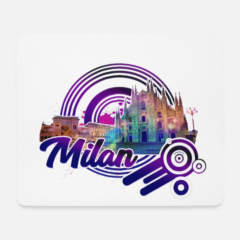 Milan J - Mousepad (Querformat) - Weiß