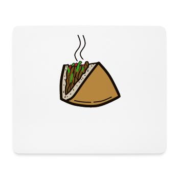 DÖNER BROT - Mousepad (Querformat) - Weiß - Vorne