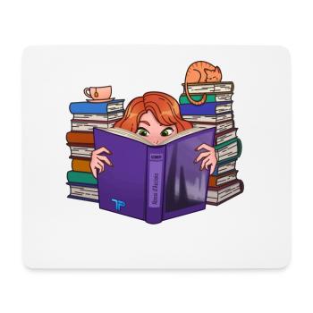 Literatur von TechPrincess - Mousepad (Querformat) - Weiß - Vorne