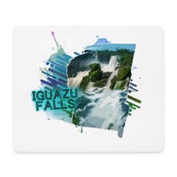 iguazu if j - Mouse Pad (horizontal) - white - Front