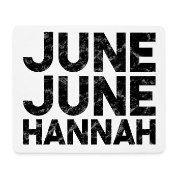 Juni Juni Hannah Shirt Kapitän Sandy Unter Deck Ha - Mousepad (Querformat) - Weiß - Vorne