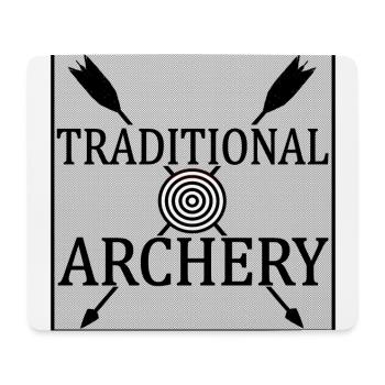 Traditional Archery - Mousepad (Querformat) - Weiß - Vorne