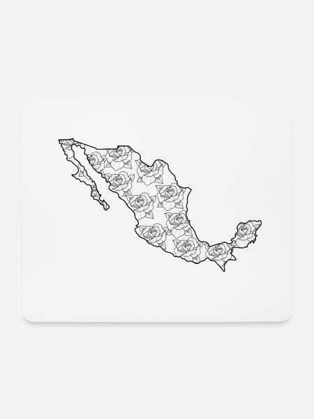 MEXIKO - Mousepad (Querformat) - Weiß
