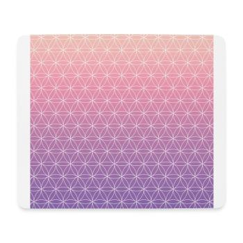 Blume des Lebens, Schutzsymbol, personalisierbar - Mousepad (Querformat) - Weiß - Vorne