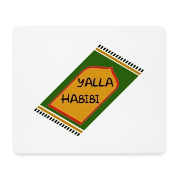 Yalla, Habibi - Mousepad (Querformat) - Weiß - Vorne