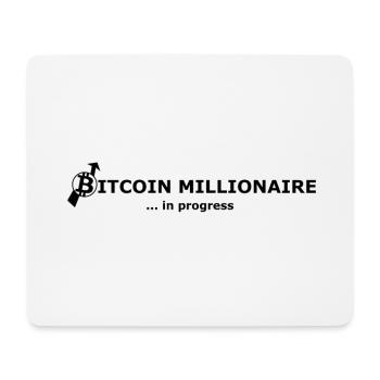 Bitcoin - Tapis de souris (format paysage) - blanc - Devant