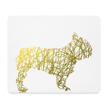 Dog dogs pooch stickers - Mouse Pad (horizontal) - white - Front