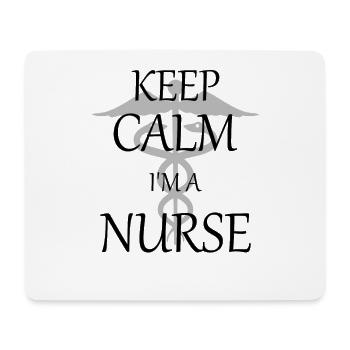 Krankenschwester Nurse - Mousepad (Querformat) - Weiß - Vorne