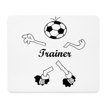Trainer - Mouse Pad (horizontal) - white - Front