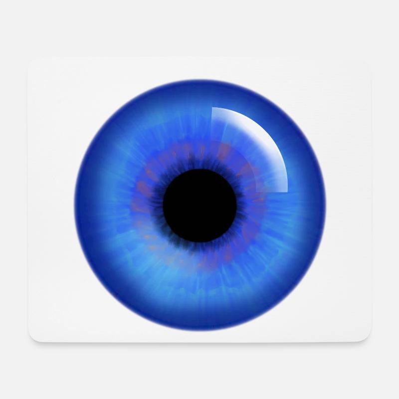 Eye see you - Mousepad (Querformat) - Weiß