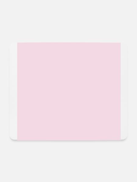 Rosa, Pink, Dunkelrosa (auch personalisierbar) - Mousepad (Querformat) - Weiß
