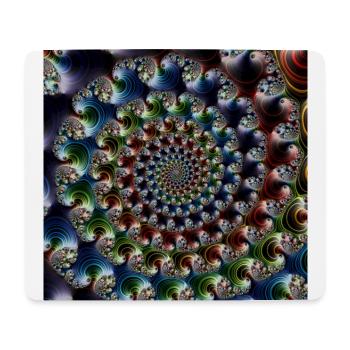 Fractal # 38 - Mouse Pad (horizontal) - white - Front