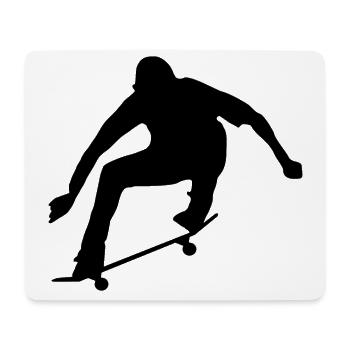 Skater Skateboard Skating - Mouse Pad (horizontal) - white - Front