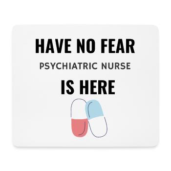 Infirmière psychiatrique - Tapis de souris (format paysage) - blanc - Devant