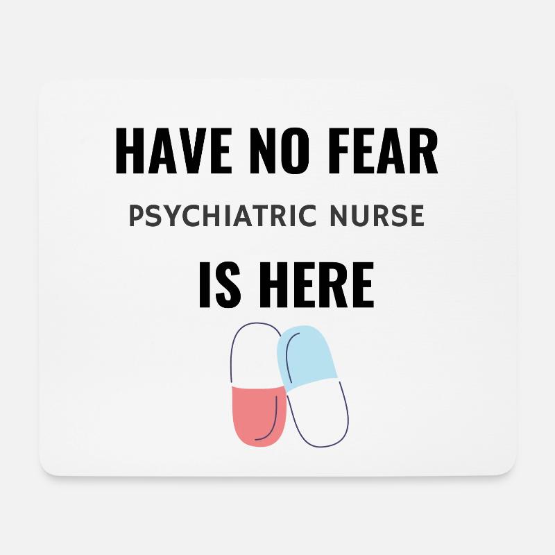 Psychiatric Nurse - Mouse Pad (horizontal) - white