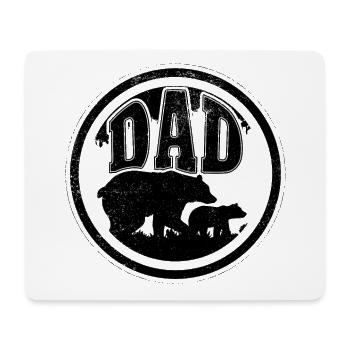 Dad Best Dad Dad Bears Father's Day Gift Bear - Mouse Pad (horizontal) - white - Front
