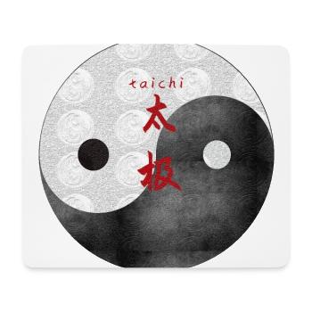 Geschenk elegantes Design Taichi-Motiv - Mousepad (Querformat) - Weiß - Vorne