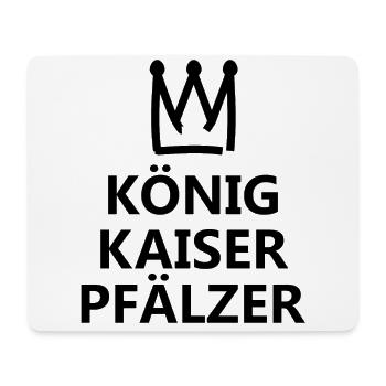 Pfälzer König - Mousepad (Querformat) - Weiß - Vorne