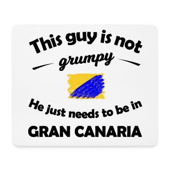 Gran Canaria Vacances - Tapis de souris (format paysage) - blanc - Devant