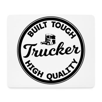 Quality Trucker - Mousepad (Querformat) - Weiß - Vorne