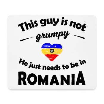Rumänien - Mousepad (Querformat) - Weiß - Vorne