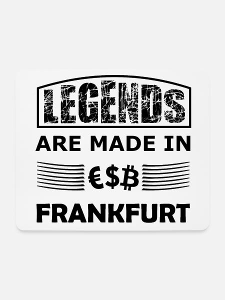 Frankfurter Legenden - Mousepad (Querformat) - Weiß