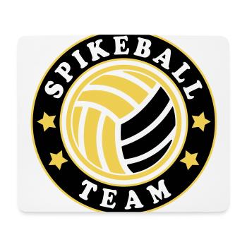 Farben änderbar | Roundnet Spikeball Team Fun - Mousepad (Querformat) - Weiß - Vorne