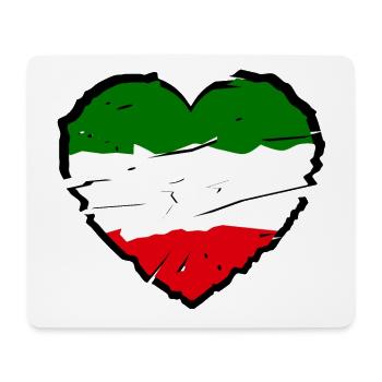 Heart of Italy - Mouse Pad (horizontal) - white - Front