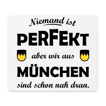 Parfait de Munich - Tapis de souris (format paysage) - blanc - Devant