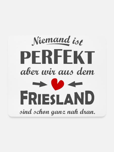 Friesländer - Mousepad (Querformat) - Weiß