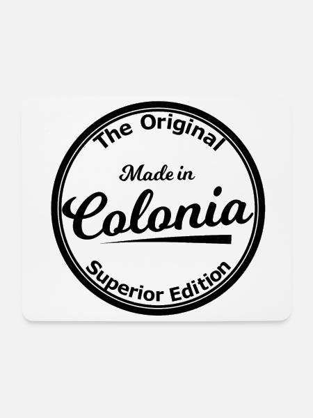 Geboren in Köln - Mousepad (Querformat) - Weiß