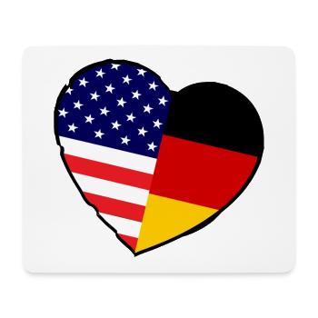 Love of America - Mouse Pad (horizontal) - white - Front