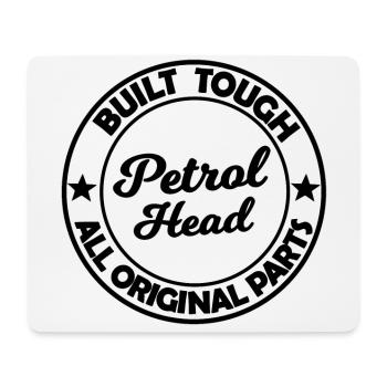 Petrol head - Mouse Pad (horizontal) - white - Front