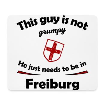 Ich muss nach Freiburg - Mousepad (Querformat) - Weiß - Vorne